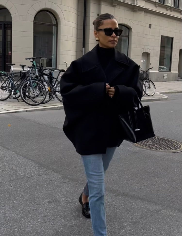 Minzelle| Oversized wollen coat