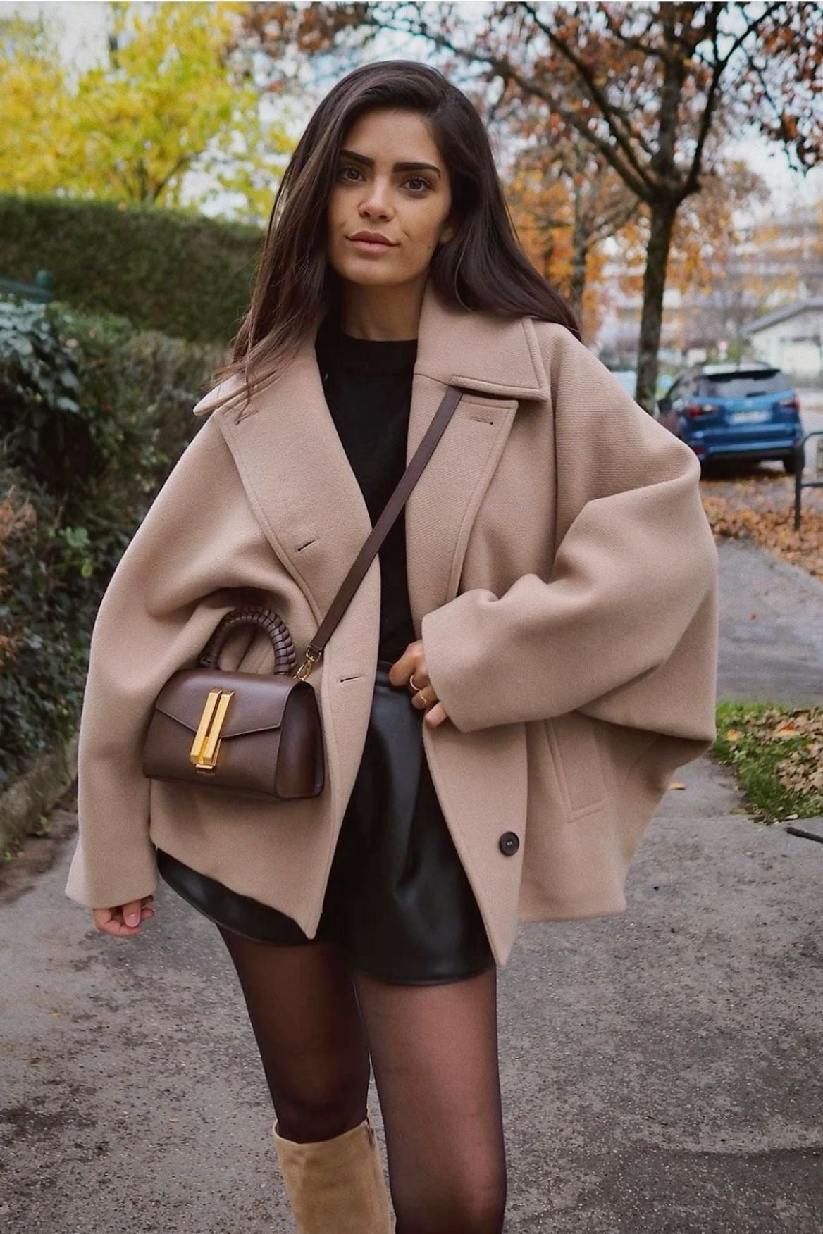 Minzelle| Oversized wollen coat