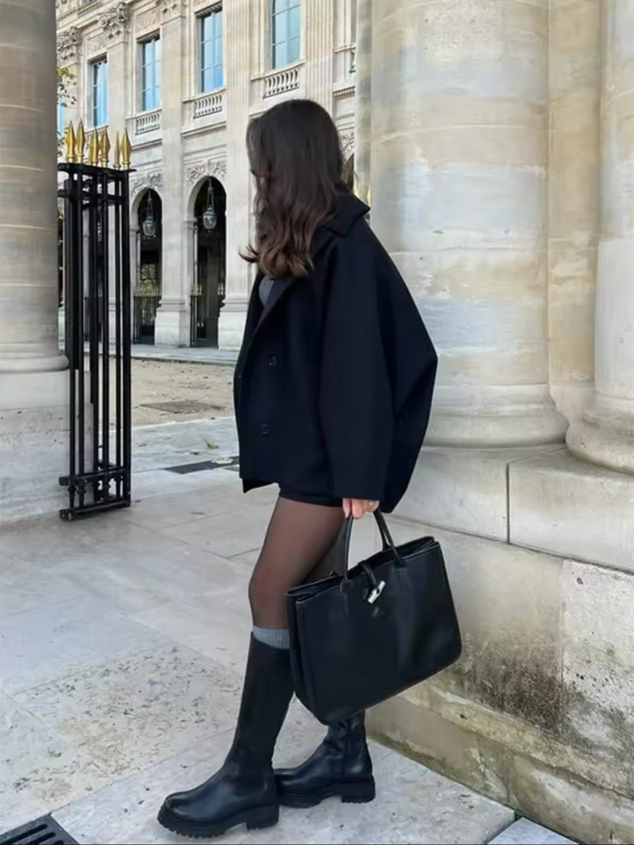 Minzelle| Oversized wollen coat