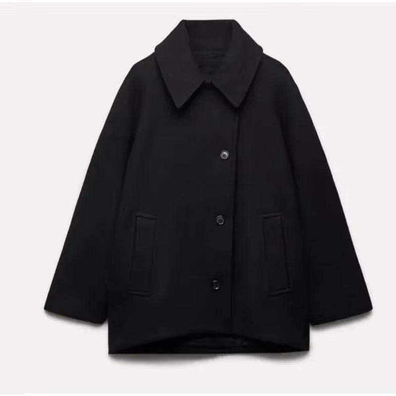 Minzelle| Oversized wollen coat