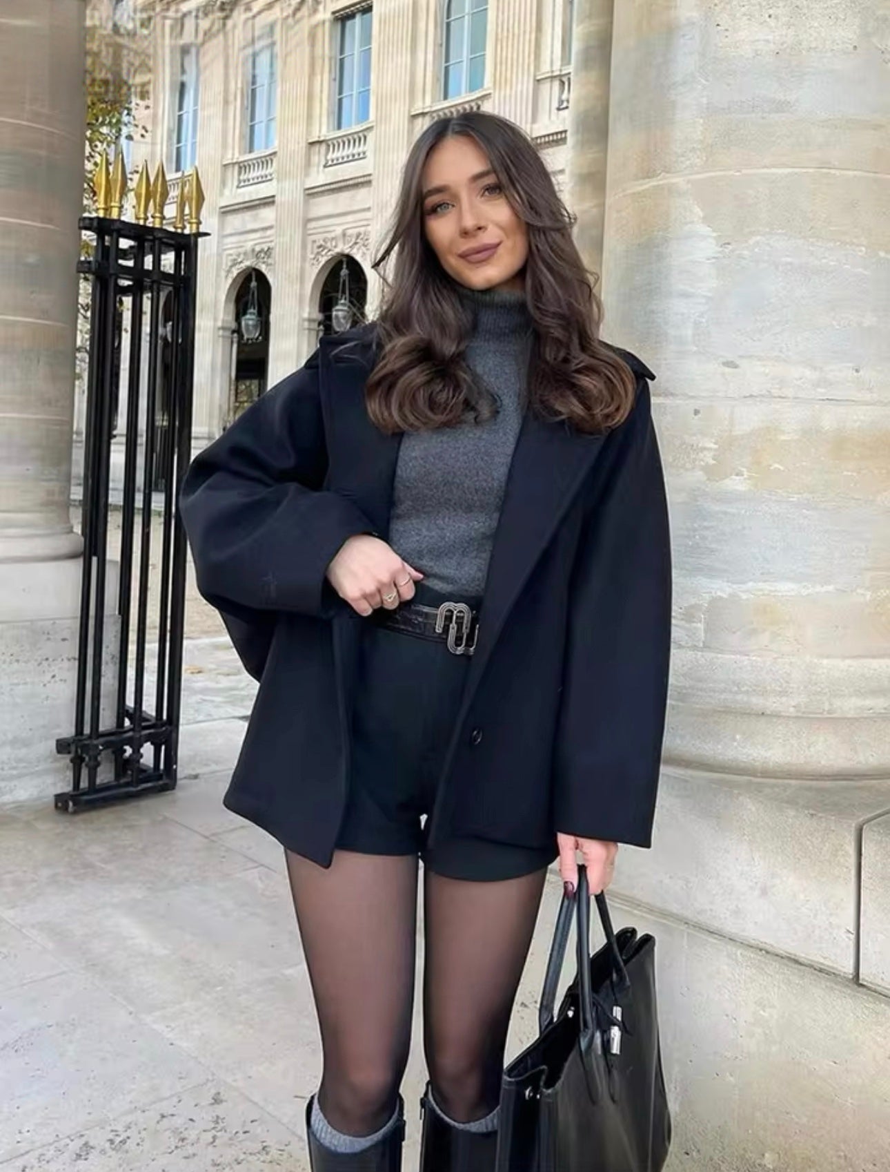 Minzelle| Oversized wollen coat