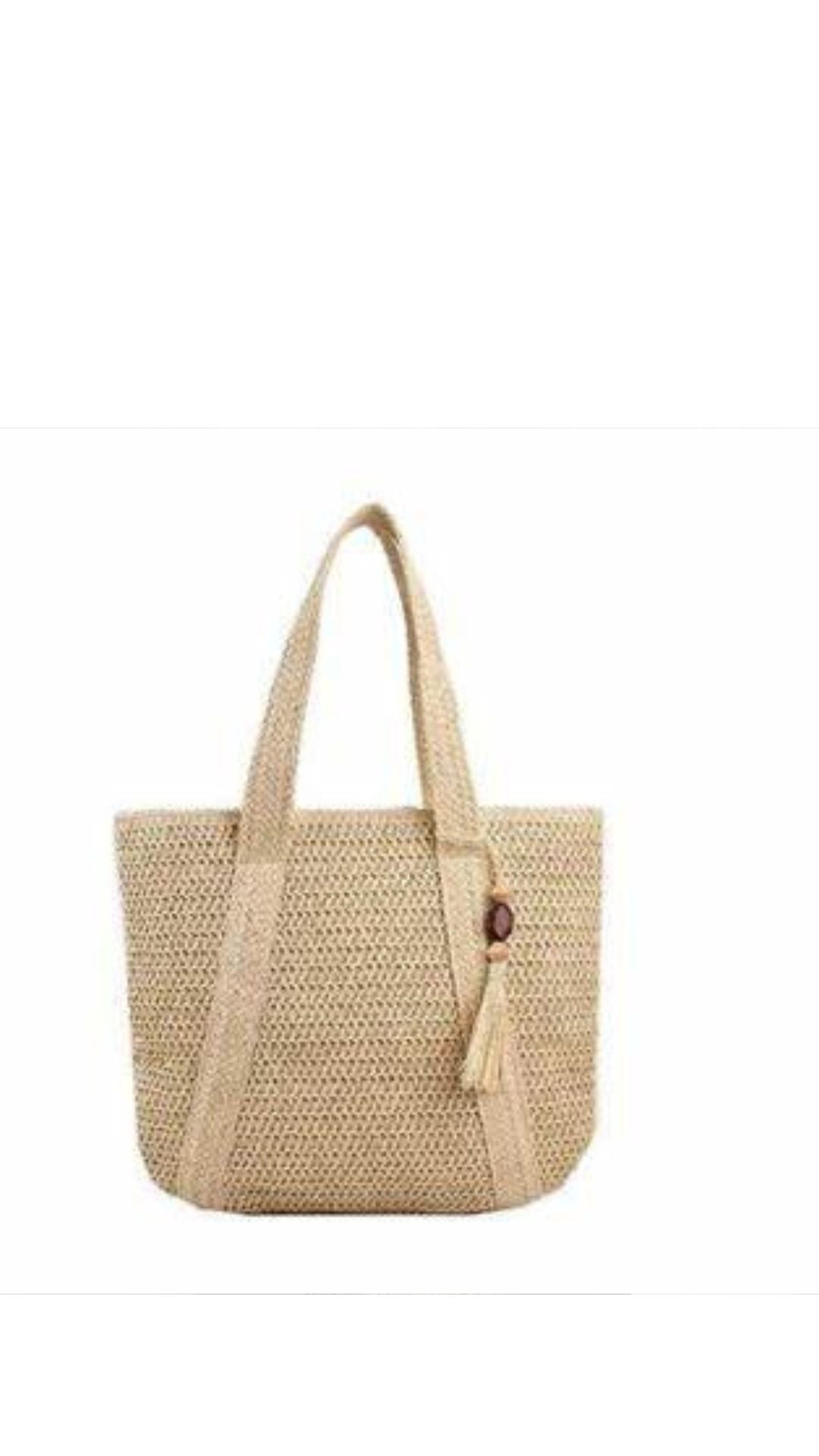 Zomerse Strandtas met Kwastjes